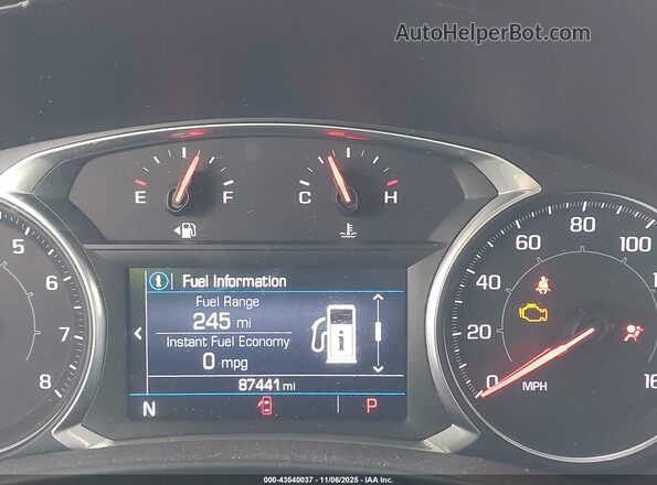 3GKALMEV6LL294815 2020 GMC TERRAIN Blue Հետևի նստատեղերի տեսք