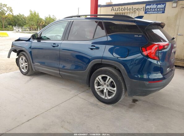 3GKALMEV6LL294815 2020 GMC TERRAIN Blue Հետևի ձախ