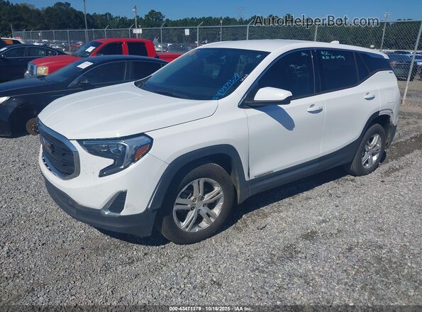 3GKALMEV7LL297867 2020 GMC TERRAIN Белый Передняя левая четверть