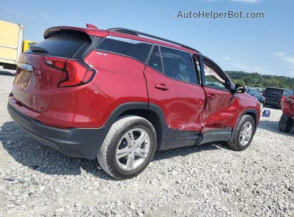 3GKALMEV9LL190481 2020 GMC TERRAIN Burgundy უკანა მარჯვენა