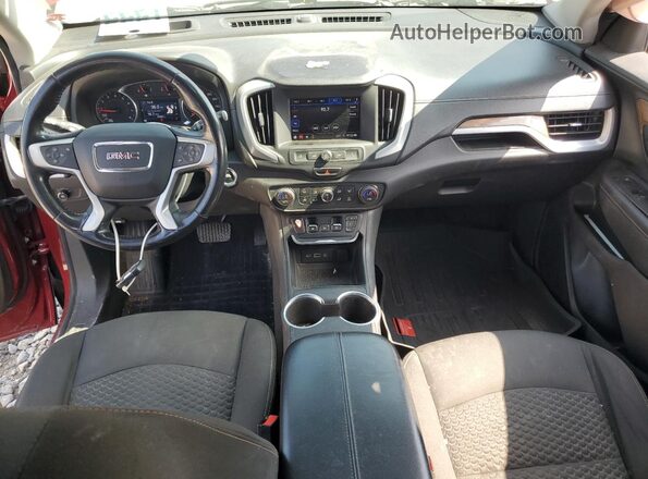 3GKALMEV9LL190481 2020 GMC TERRAIN Burgundy წინა პანელის ხედი
