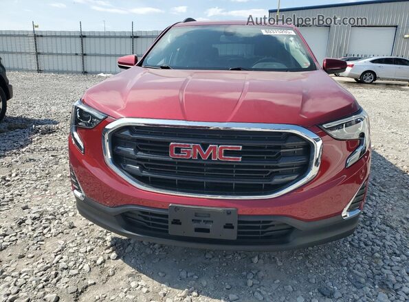 3GKALMEV9LL190481 2020 GMC TERRAIN Burgundy წინა ხედი