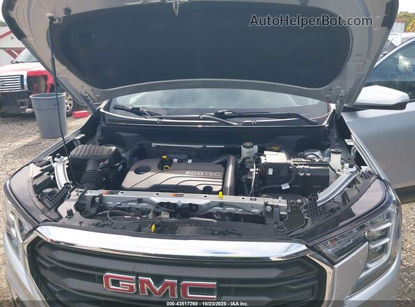 3GKALMEV9NL222090 2022 GMC TERRAIN Серебряный Вид сзади