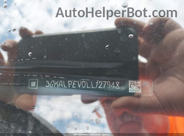 3GKALPEV0LL127948 2020 GMC TERRAIN Silver Engine compartment view