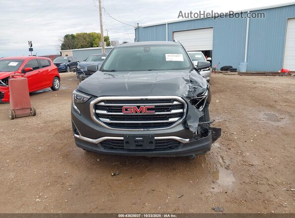 3GKALPEV0ML335488 2021 GMC TERRAIN Gray Вид щитка приладів