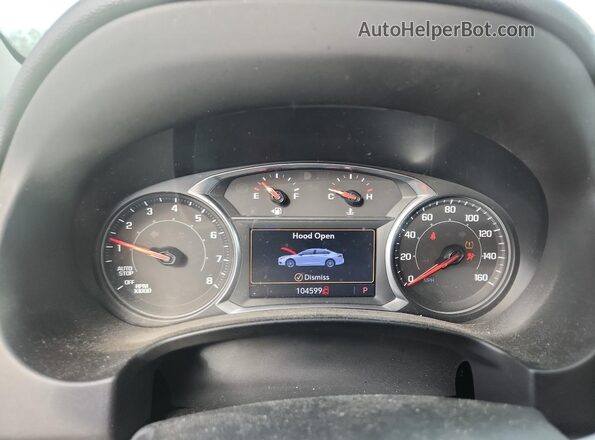 3GKALPEV2LL242857 2020 GMC TERRAIN White Vista del cuadro de instrumentos
