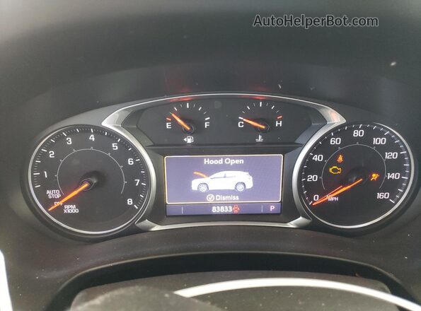 3GKALPEV2ML313055 2021 GMC TERRAIN White Instrument cluster view