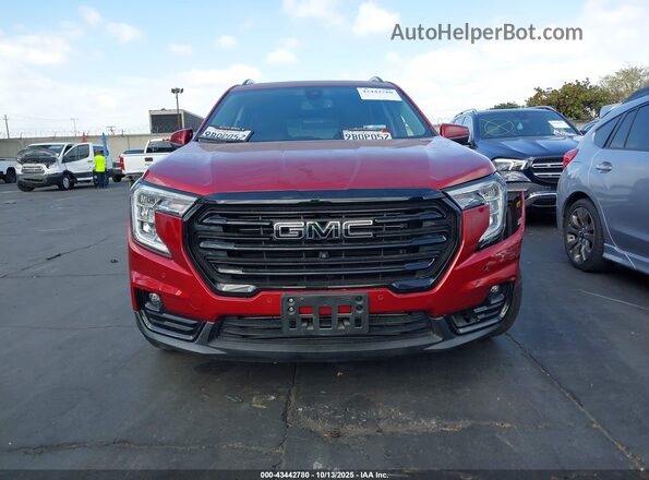 3GKALPEV5NL201190 2022 GMC TERRAIN Red Instrument cluster view