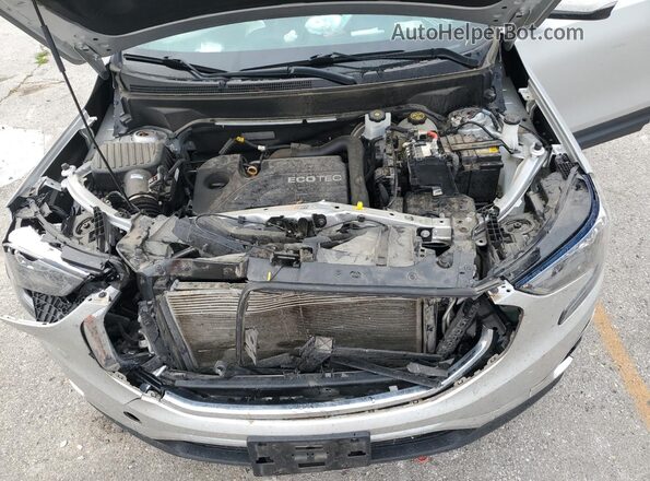 3GKALPEV6ML382878 2021 GMC TERRAIN Silver ძრავის განყოფილების ხედი