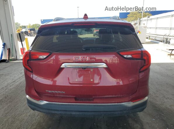 3GKALPEV7KL333038 2019 GMC TERRAIN Red უკანა ხედი