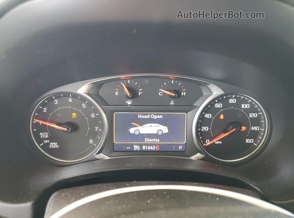 3GKALPEV7KL333038 2019 GMC TERRAIN Red ხელსაწყოთა პანელის ხედი
