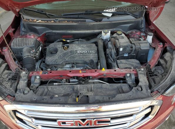 3GKALPEV7KL333038 2019 GMC TERRAIN Red ძრავის განყოფილების ხედი