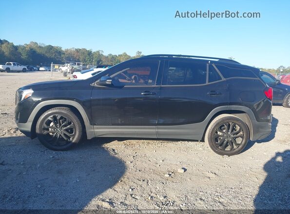 3GKALPEV9LL282210 2020 GMC TERRAIN Black Widok wnętrza 360 stopni