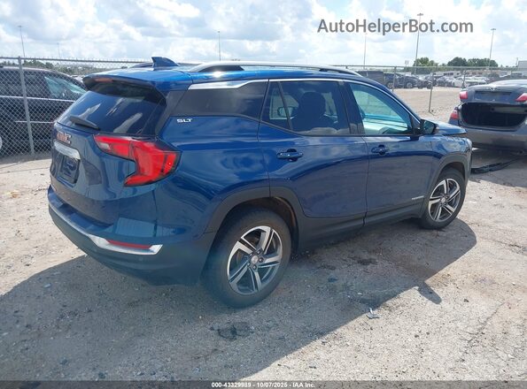 3GKALPEV9ML304756 2021 GMC TERRAIN Blue უკანა მარჯვენა