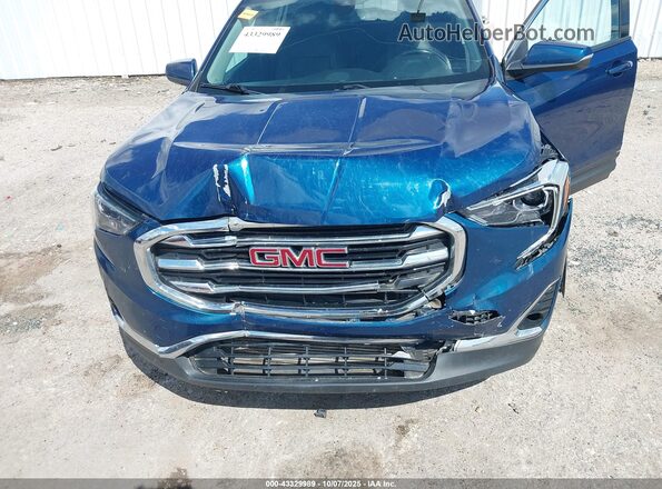 3GKALPEV9ML304756 2021 GMC TERRAIN Blue წინა ხედი
