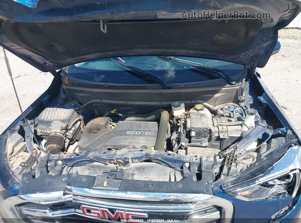 3GKALPEV9ML304756 2021 GMC TERRAIN Blue უკანა ხედი