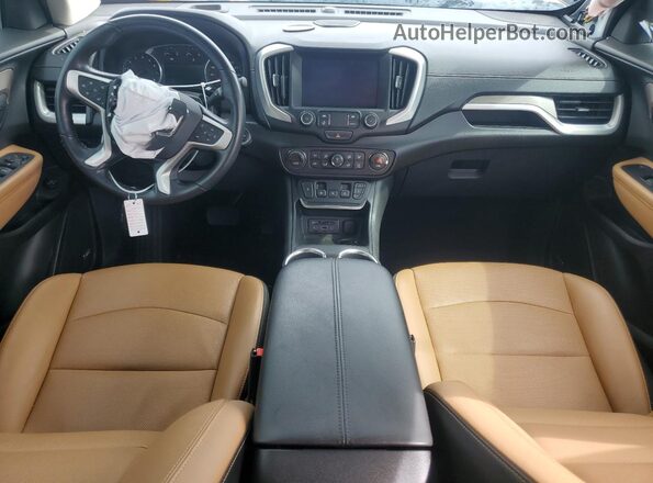 3GKALPEX1LL216929 2020 GMC TERRAIN Белый Вид щитка приборов