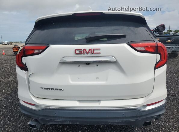 3GKALPEX1LL216929 2020 GMC TERRAIN Белый Вид салона спереди