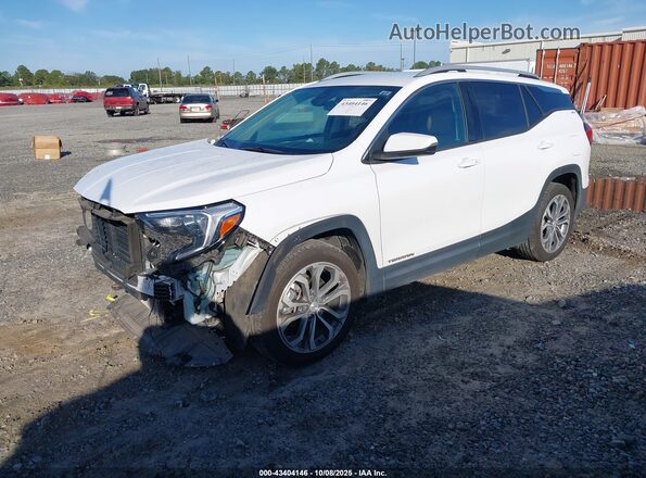 3GKALPEX3LL158967 2020 GMC TERRAIN Белый Передняя левая четверть