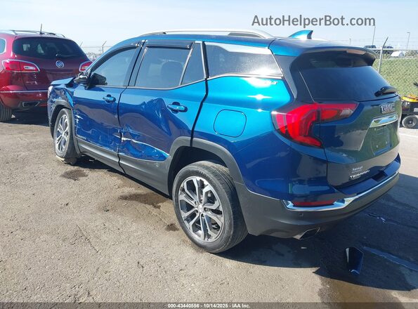 3GKALPEX7LL296737 2020 GMC TERRAIN Blue Trasero izquierdo