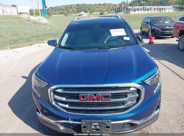 3GKALPEX7LL296737 2020 GMC TERRAIN Blue Vista del cuadro de instrumentos