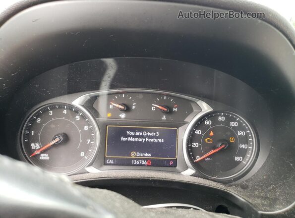 3GKALPEX9KL122845 2019 GMC TERRAIN White Widok zestawu wskaźników