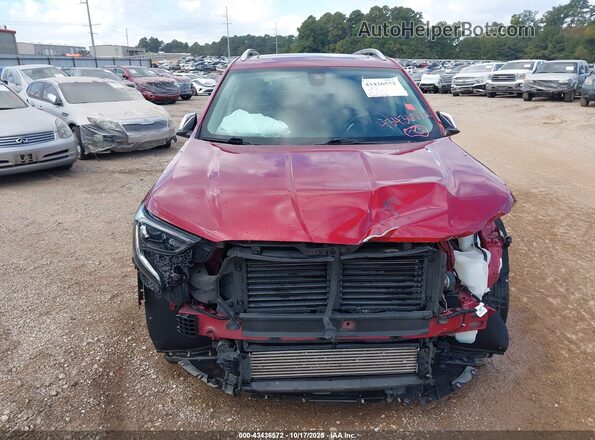 3GKALSEX2LL192756 2020 GMC TERRAIN Red Вид задньої частини салону