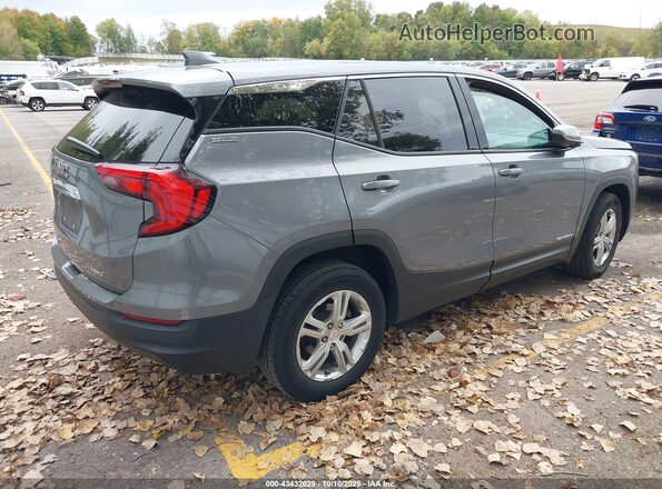 3GKALTEV0LL155614 2020 GMC TERRAIN Gray Trasero derecho