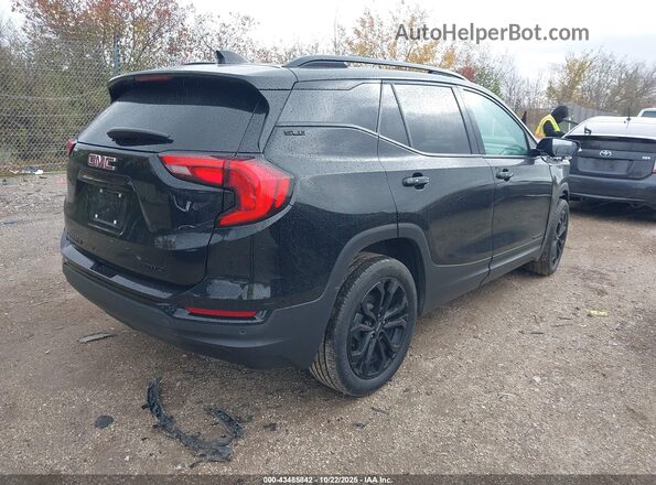 3GKALTEV0LL343131 2020 GMC TERRAIN Черный Задняя правая четверть