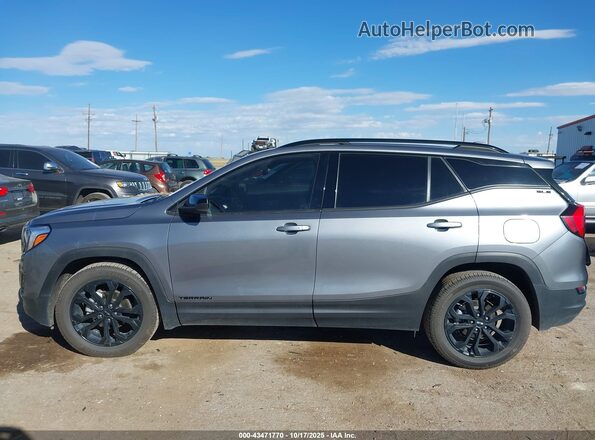 3GKALTEV1ML341616 2021 GMC TERRAIN Gray Widok wnętrza 360 stopni