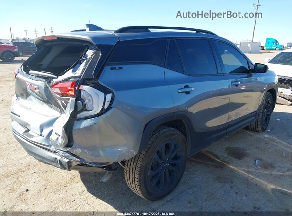 3GKALTEV1ML341616 2021 GMC TERRAIN Gray Tył prawy