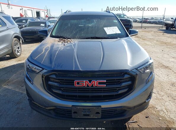 3GKALTEV1ML341616 2021 GMC TERRAIN Gray Widok zestawu wskaźników