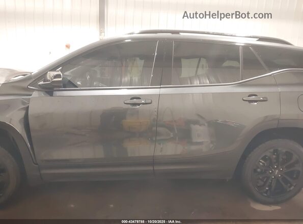 3GKALTEV3LL157938 2020 GMC TERRAIN Gray Widok wnętrza 360 stopni