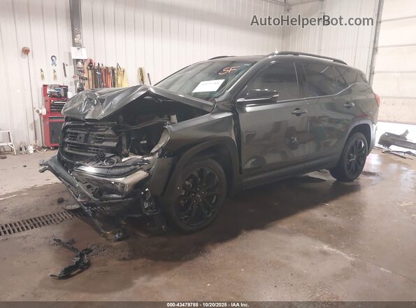 3GKALTEV3LL157938 2020 GMC TERRAIN Gray Przód lewy