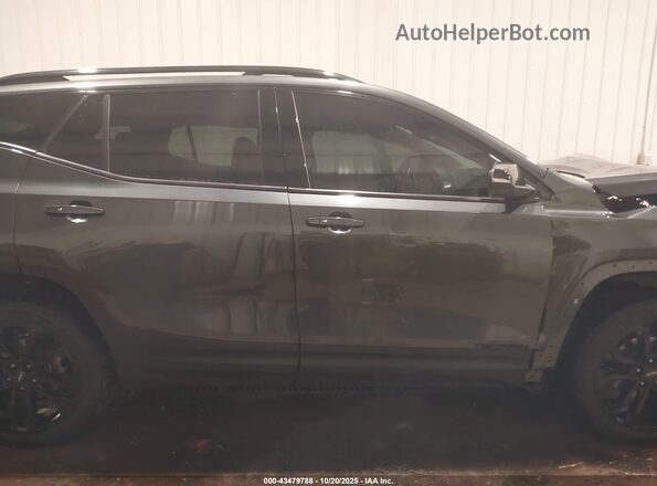 3GKALTEV3LL157938 2020 GMC TERRAIN Gray Widok wnętrza z tyłu