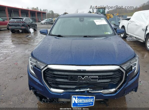 3GKALTEV5NL227118 2022 GMC TERRAIN Синий Вид щитка приборов