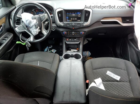 3GKALTEV6LL333946 2020 GMC TERRAIN Silver Widok deski rozdzielczej