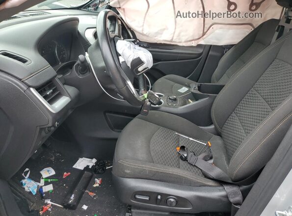 3GKALTEV6LL333946 2020 GMC TERRAIN Silver Widok wnętrza z przodu