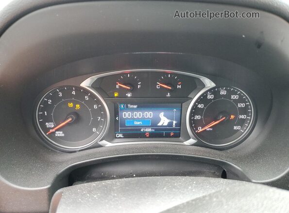 3GKALTEV6LL333946 2020 GMC TERRAIN Silver Widok zestawu wskaźników