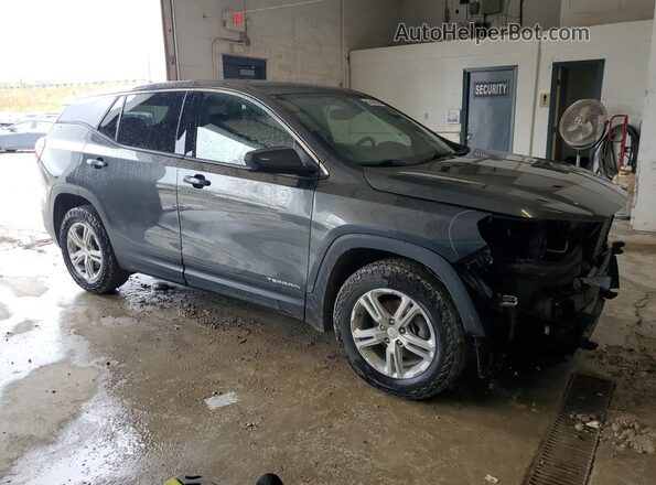 3GKALTEV8LL105060 2020 GMC TERRAIN Gray Przód prawy