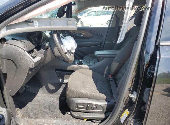 3GKALTEV8LL112770 2020 GMC TERRAIN Черный Вид салона спереди