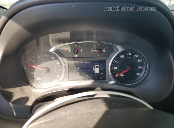 3GKALTEX6KL140020 2019 GMC TERRAIN Silver Widok zestawu wskaźników