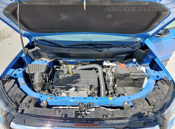 3GKALUEG0SL303380 2025 GMC TERRAIN Blue Vista del compartimento del motor