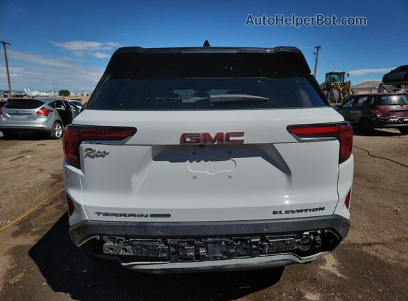 3GKALUEG6SL268571 2025 GMC TERRAIN White უკანა ხედი