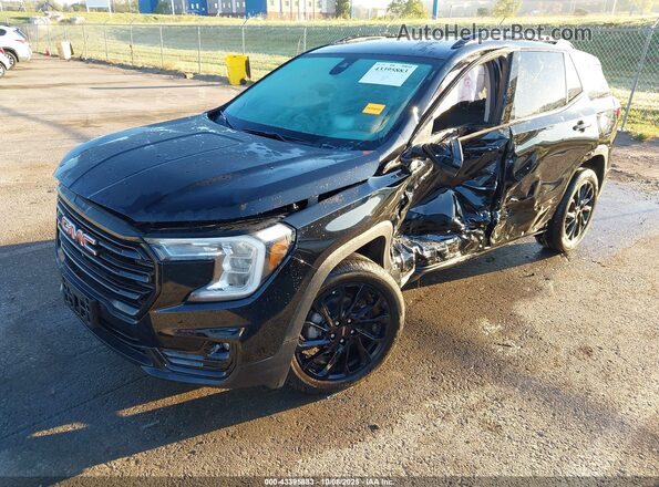 3GKALVEG1RL387743 2024 GMC TERRAIN Black Vista tres cuartos delantera izquierda