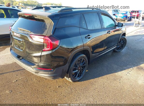 3GKALVEG1RL387743 2024 GMC TERRAIN Black Trasero derecho