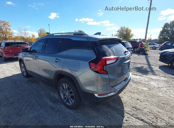 3GKALVEG7PL109099 2023 GMC TERRAIN Серебряный Задняя левая четверть