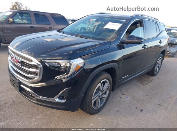 3GKALVEV1LL312885 2020 GMC TERRAIN Black წინა მარცხენა ხედი სამი მეოთხედიდან