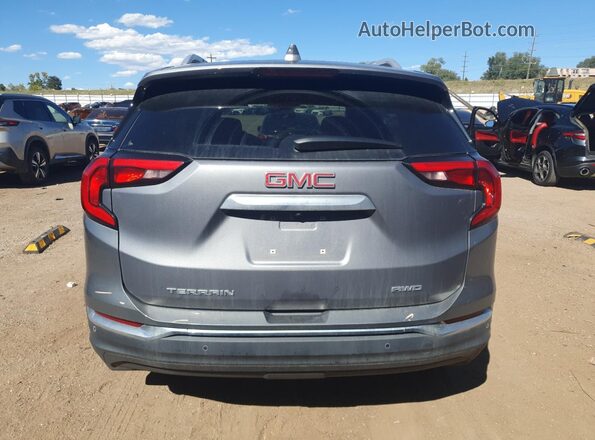3GKALVEV3LL130525 2020 GMC TERRAIN Gray Widok z tyłu