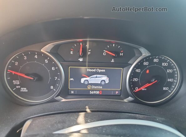 3GKALVEV3LL130525 2020 GMC TERRAIN Gray Widok zestawu wskaźników